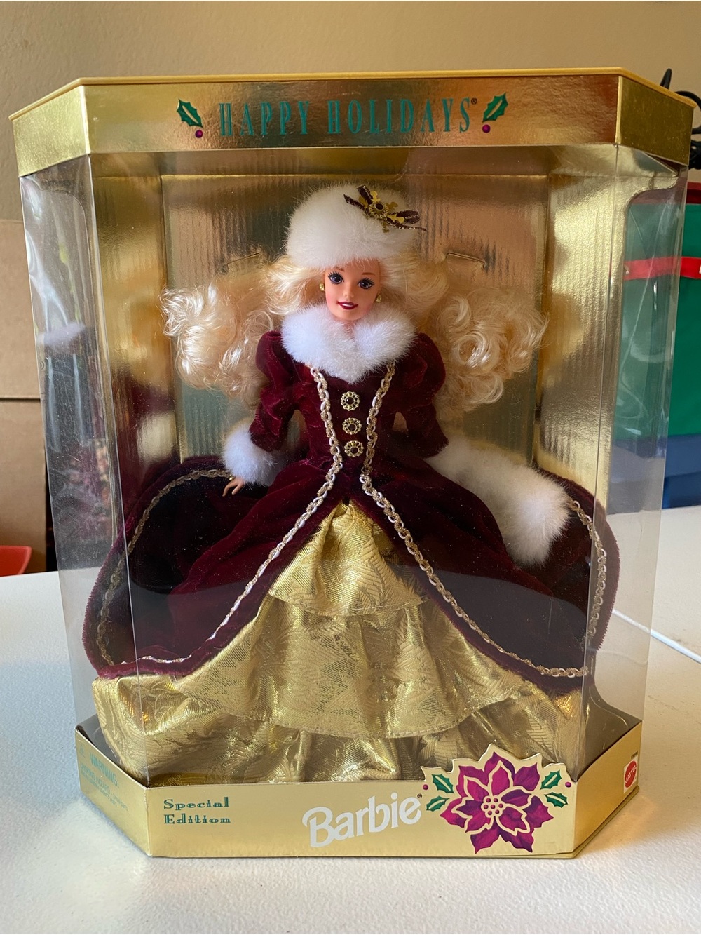 Vintage 1996 Barbie Happy Holidays Special Edition Doll BNIB